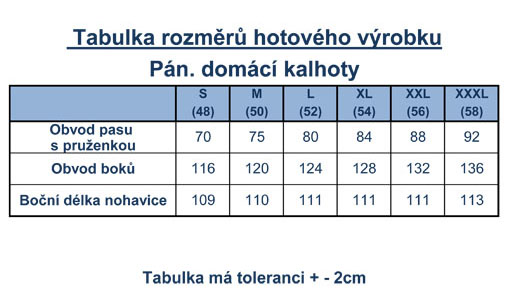 Pán.domácí kalhoty